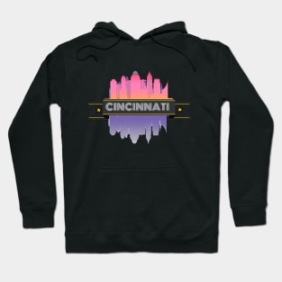 CINCINNATI city skyline Hoodie